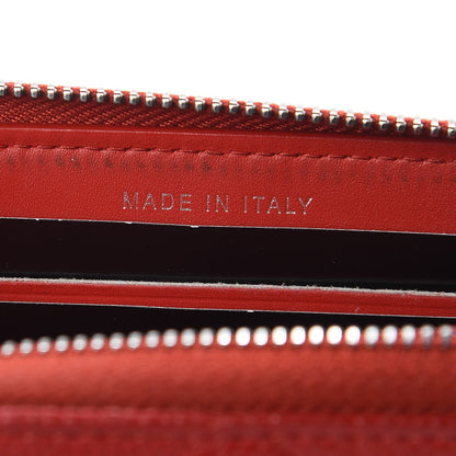 Chanel Caviar Quilted Small Zip Around Wallet Red 13 of 14