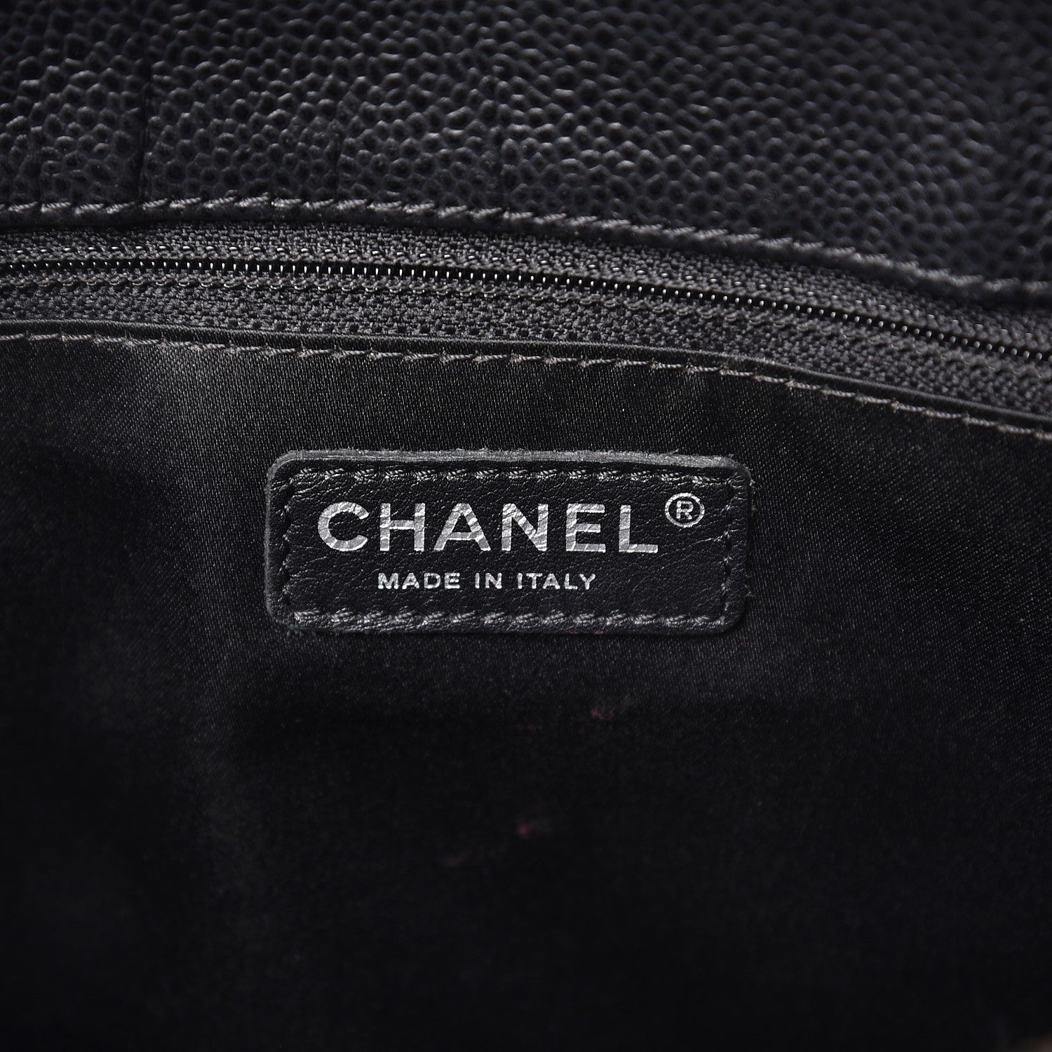 Chanel Caviar Quilted Grand Shopping Tote GST Black 6 of 11