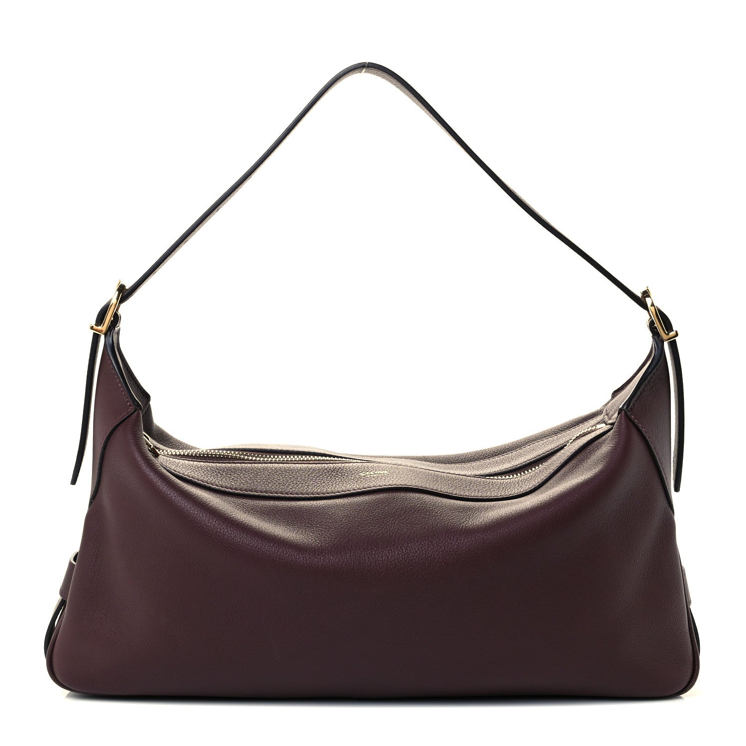 Celine Supple Calfskin Medium Romy Shoulder Bag Tan 1 of 9