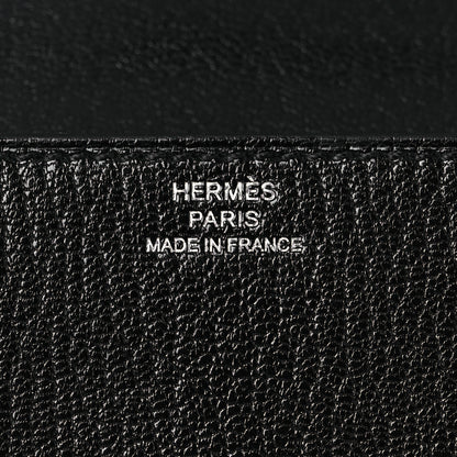 Hermes Chamkila Goatskin Medor To Go Wallet Black 6 of 12