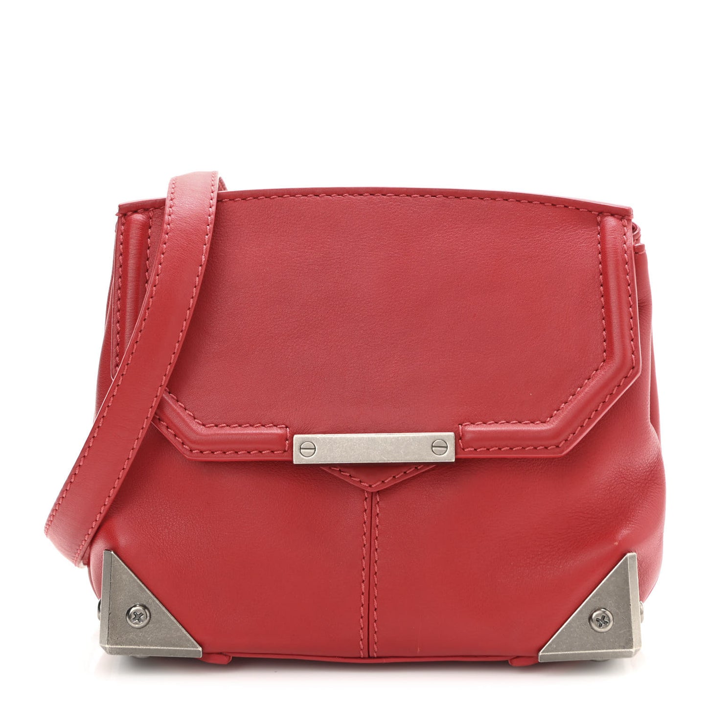 Calfskin Small Marion Tote Red