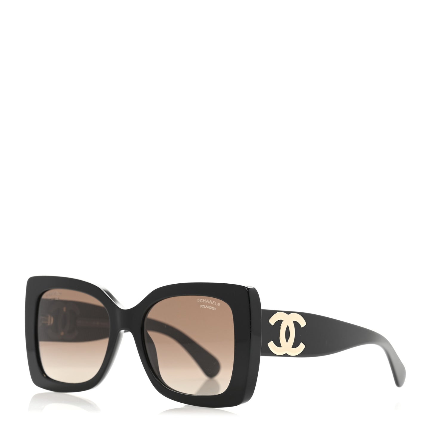 Square Polarized CC Sunglasses 5494-A Black