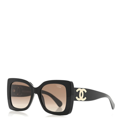 Chanel Square Polarized CC Sunglasses 5494-A Black 1 of 9