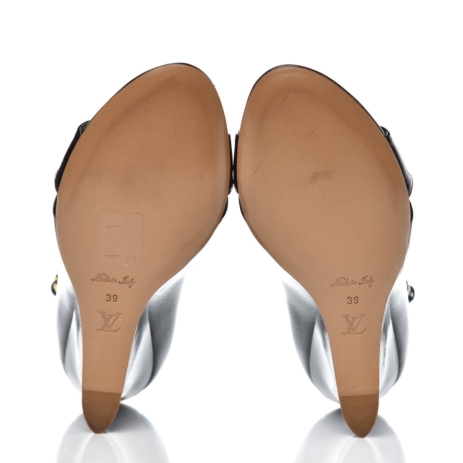Louis Vuitton Vernis Slingback Heels 39 Amarante 5 of 9