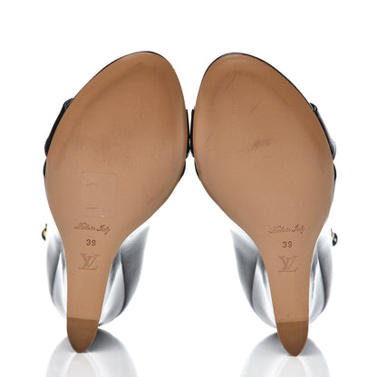 Louis Vuitton Vernis Slingback Heels 39 Amarante 5 of 9