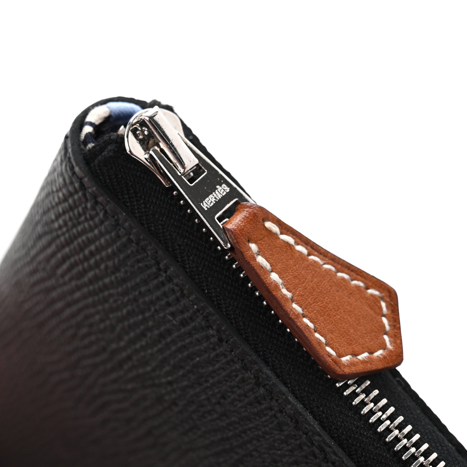 Hermes Epsom Silk'in Compact Wallet Black 8 of 9