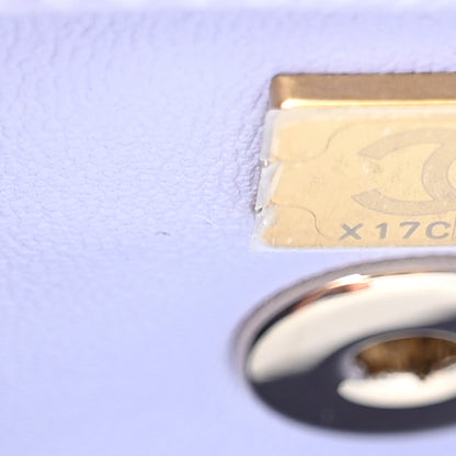 Chanel Caviar Quilted Mini Coco Handle Flap Light Purple 7 of 10