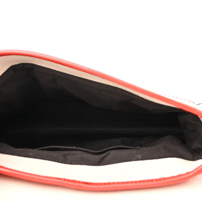 Fendi Canvas Patent B Bag Corda Red 5 of 13