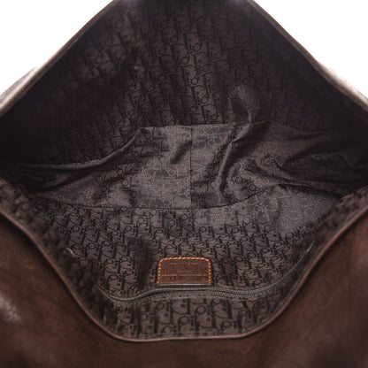 Christian Dior Calfskin Gaucho Double Saddle Bag Brown 5 of 13