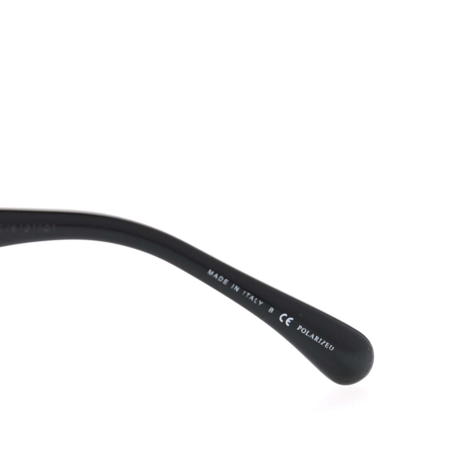 Chanel Acetate Strass Polarized Square Sunglasses 5422-B Black 6 of 8