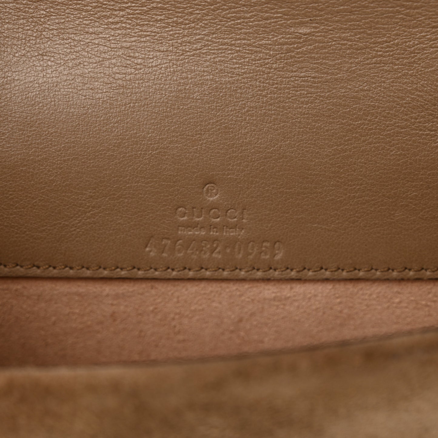 GG Supreme Monogram Super Mini Dionysus Shoulder Bag Taupe