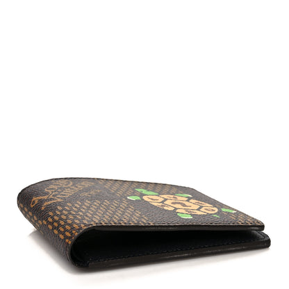 Louis Vuitton X NIGO Giant Damier Ebene Tortoise Multiple Wallet 4 of 7