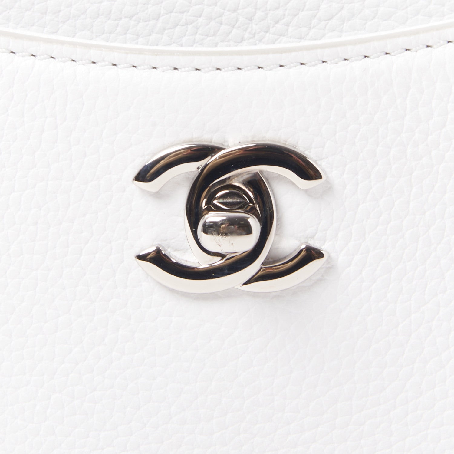 Chanel Grained Calfskin Mini Neo Executive Shopper Tote White 8 of 10