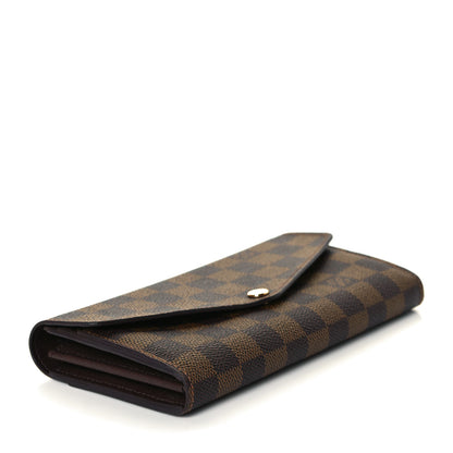 Louis Vuitton Damier Ebene Sarah Wallet NM 3 of 8
