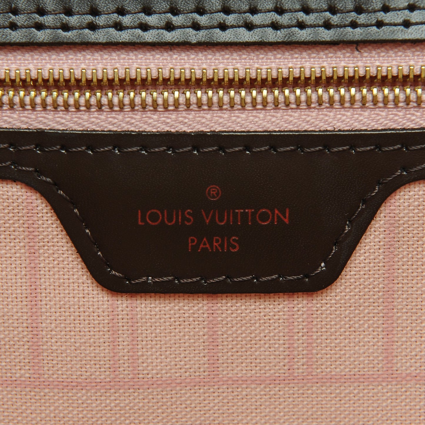 Damier Ebene Neo Neverfull MM Rose Ballerine