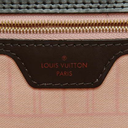 Louis Vuitton Damier Ebene Neo Neverfull MM Rose Ballerine 6 of 6