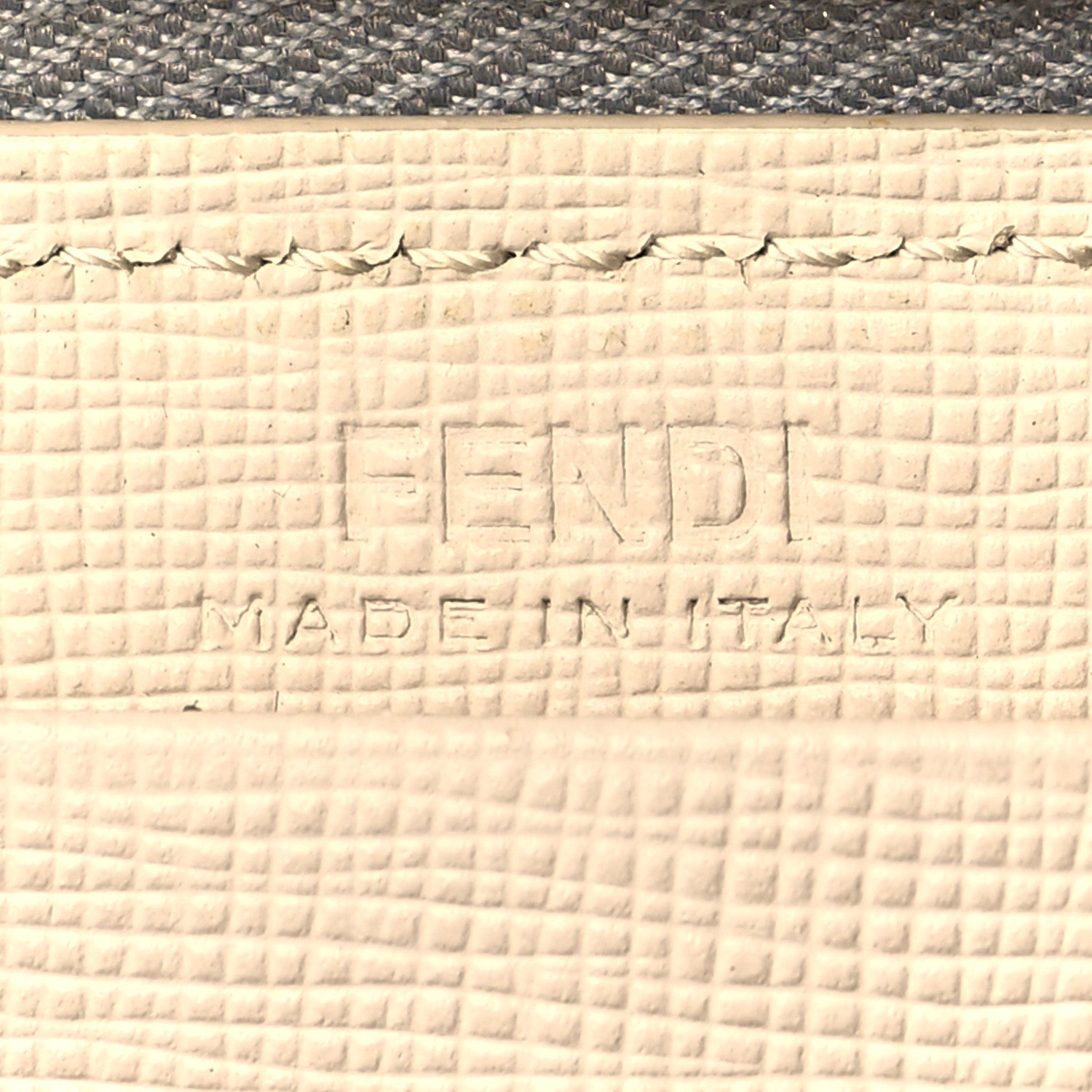 Fendi Vitello Elite Monster Eyes Studded Zip Around Wallet Ghiaccio Black Multicolor 6 of 11