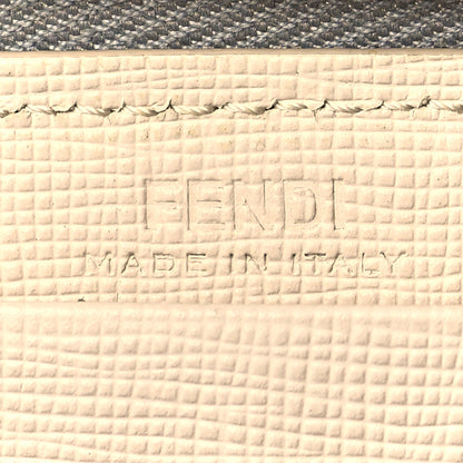 Fendi Vitello Elite Monster Eyes Studded Zip Around Wallet Ghiaccio Black Multicolor 6 of 11