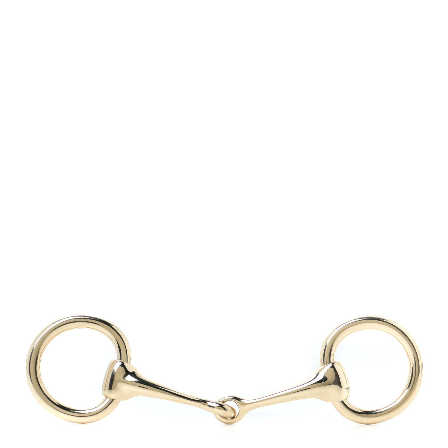 Hermes Permabrass Mors Scarf Ring Gold 1 of 4