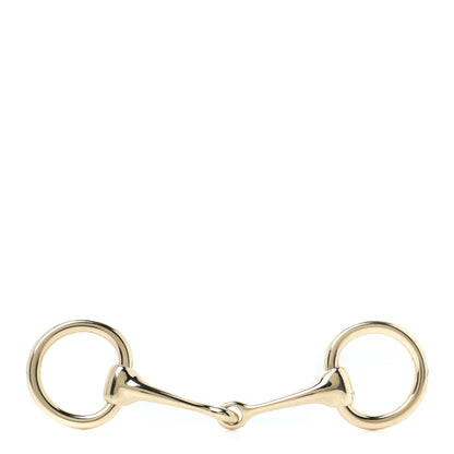 Hermes Permabrass Mors Scarf Ring Gold 1 of 4