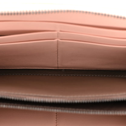 Bottega Veneta Nappa Intrecciato Ayers Zip Around Wallet Flamingo 5 of 10