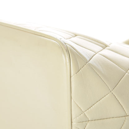 Chanel Lambskin Quilted Medallion Tote Light Beige 12 of 13