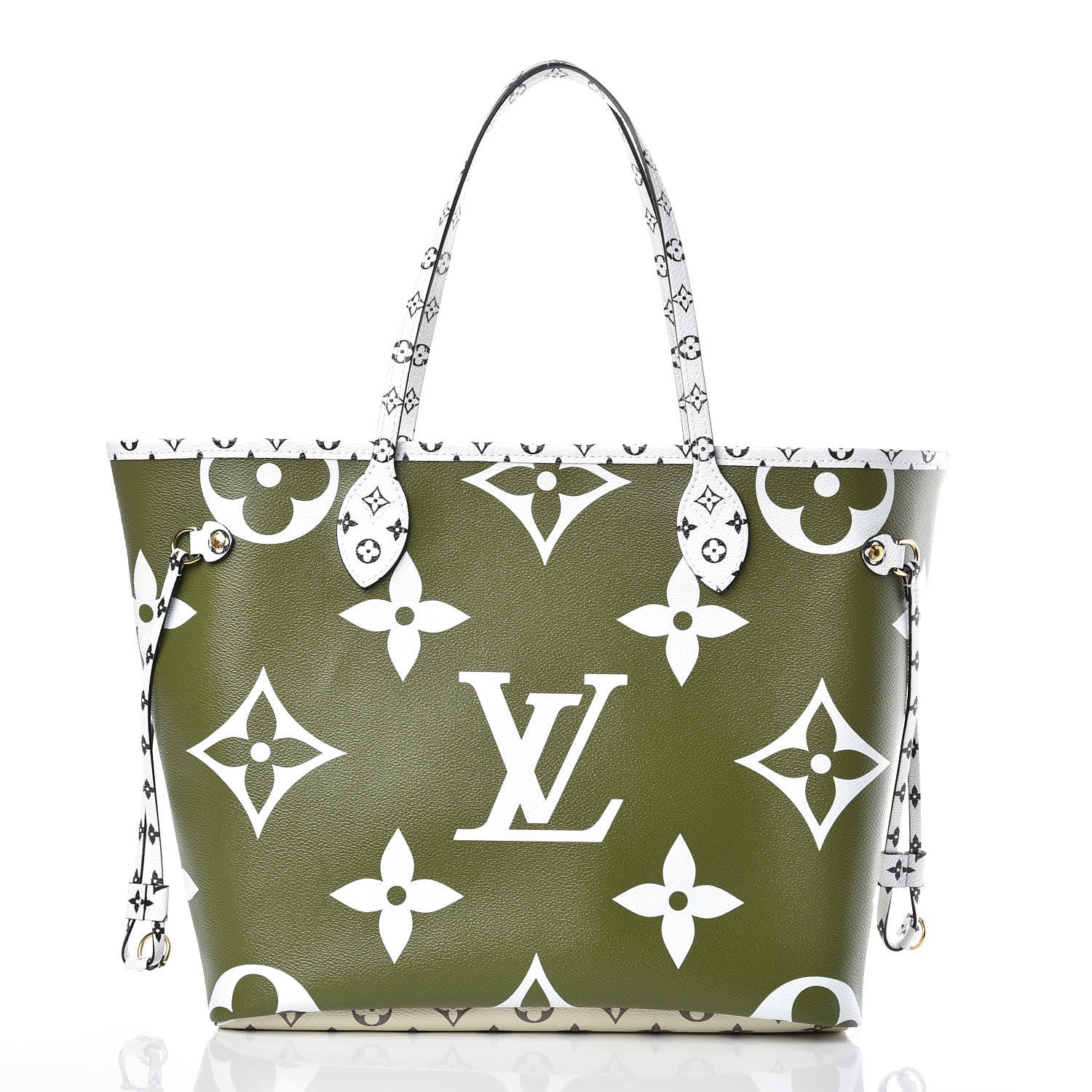 Louis Vuitton Monogram Giant Neverfull MM Kaki 4 of 8