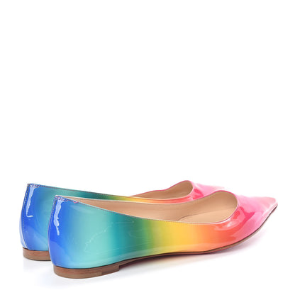 Christian Louboutin Patent Rainbow Ballalla Flats 37 Multicolor 4 of 10