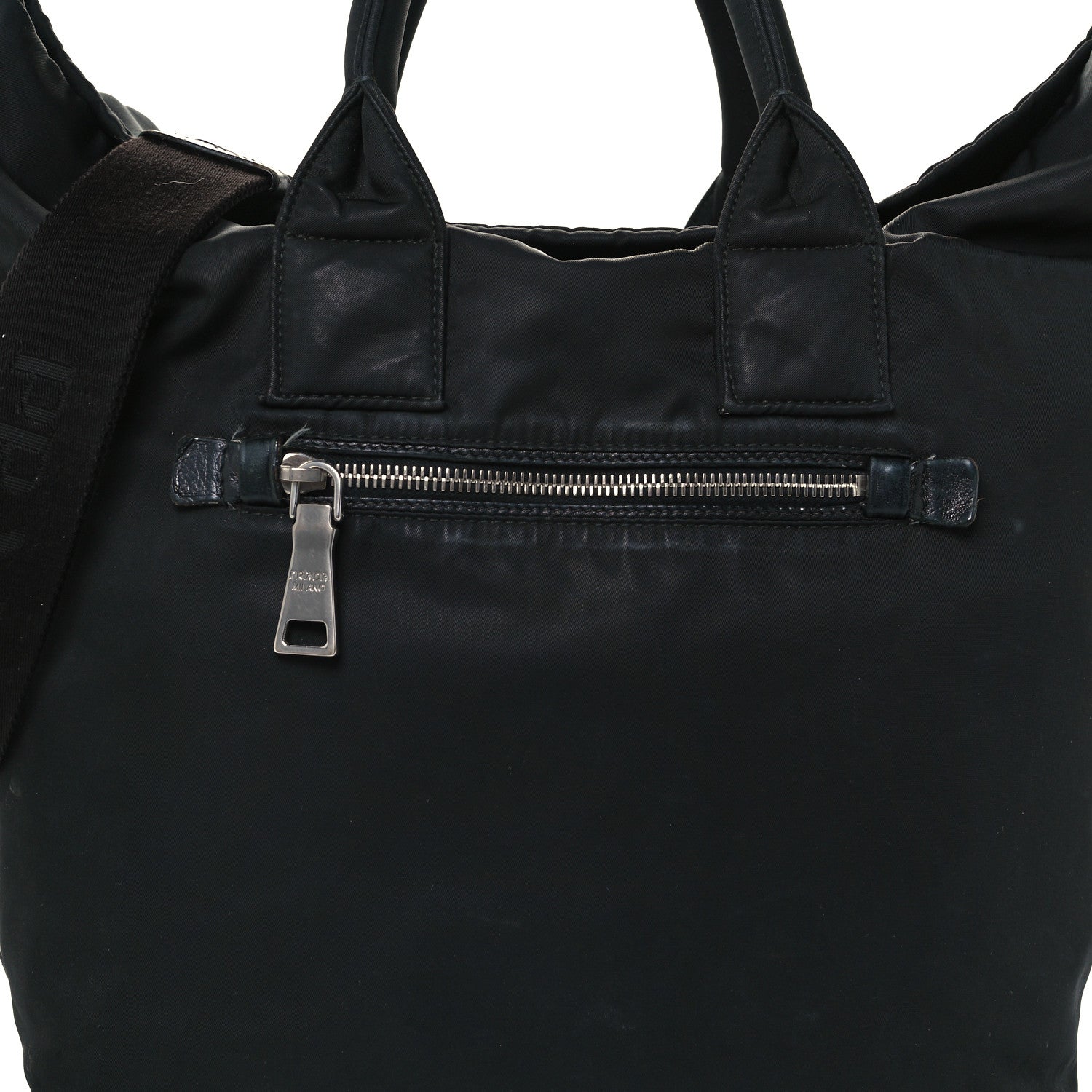 Prada Tessuto Nylon Tote Black 7 of 10