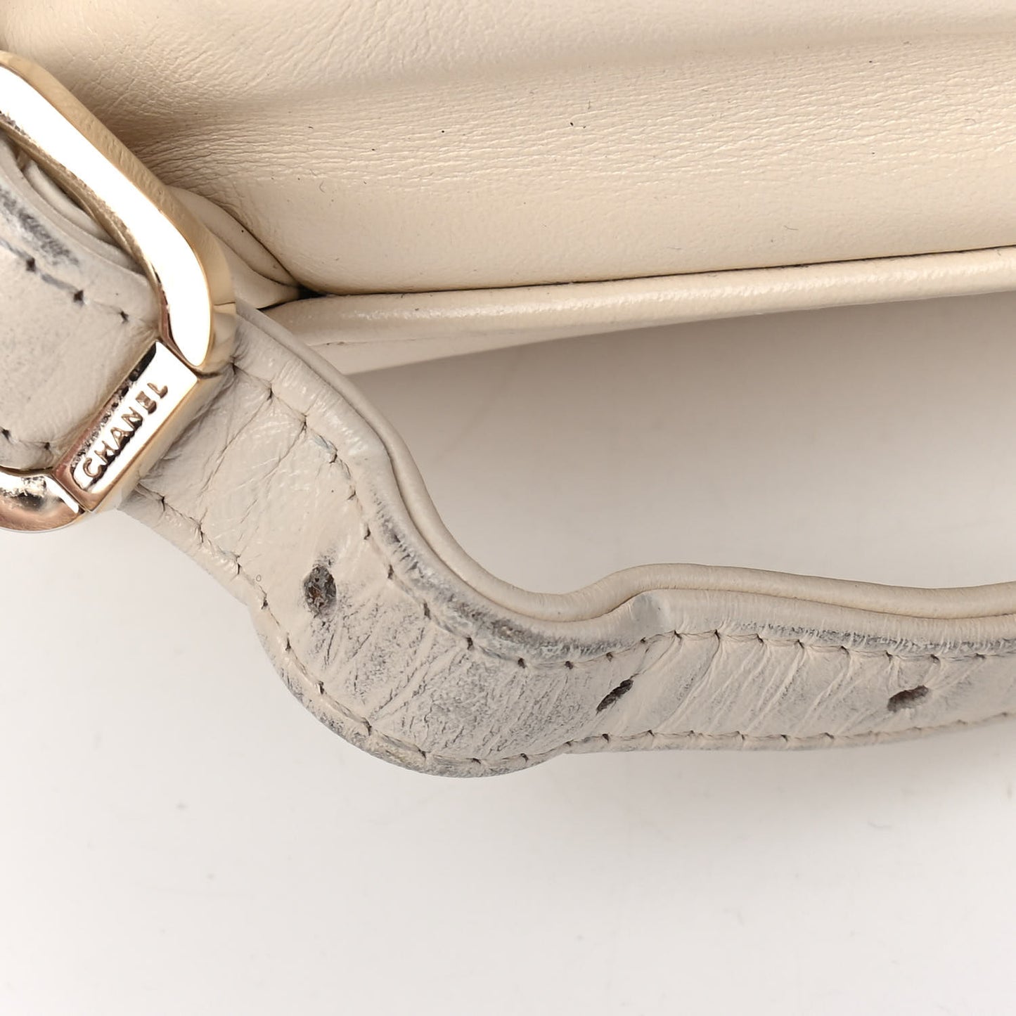 Caviar Quilted Business Affinity Backpack White