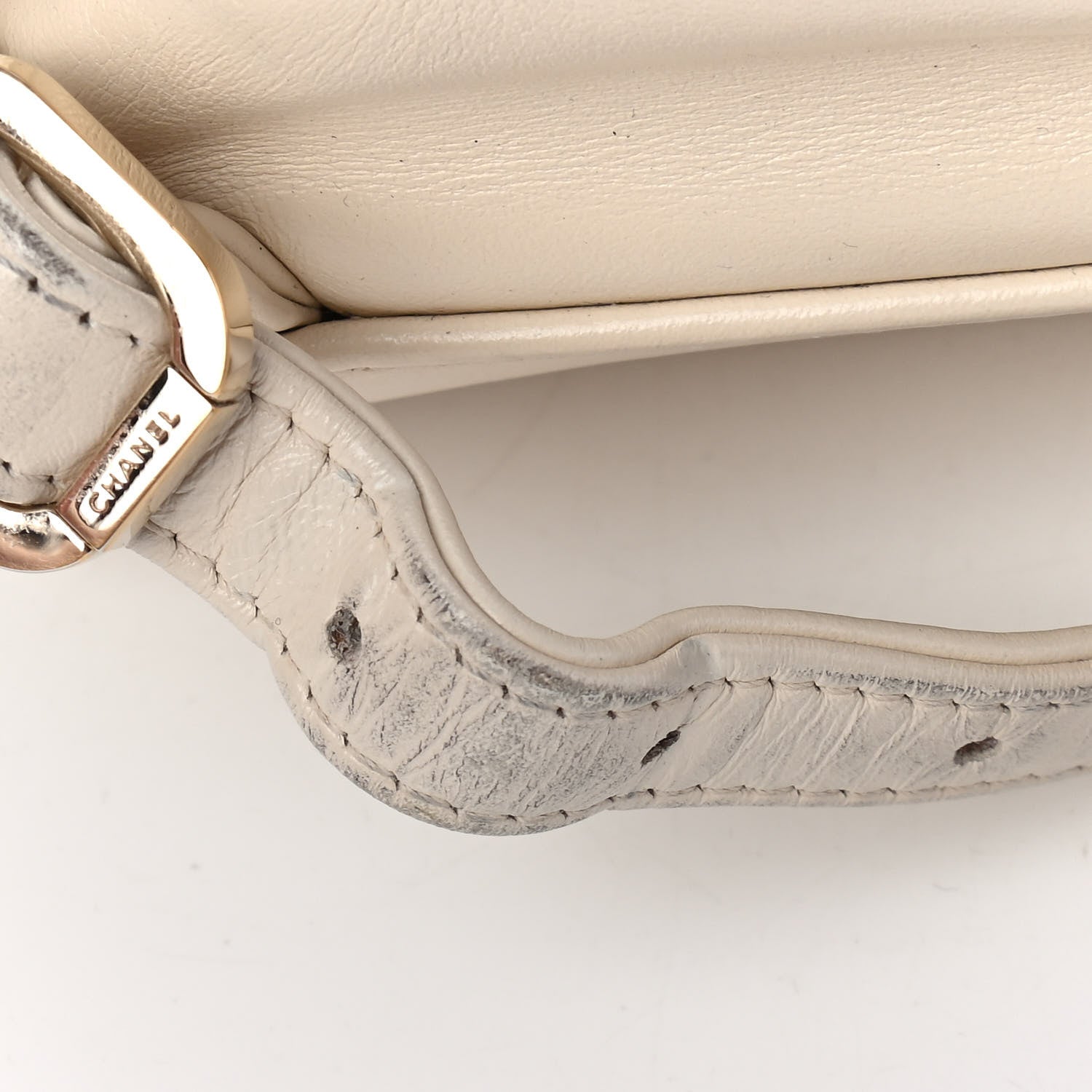 Chanel Caviar Quilted Business Affinity Backpack White 13 of 15