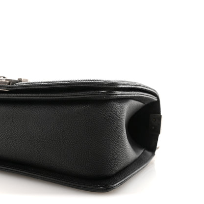 Chanel Caviar Quilted Medium Boy Flap Black 10 of 11