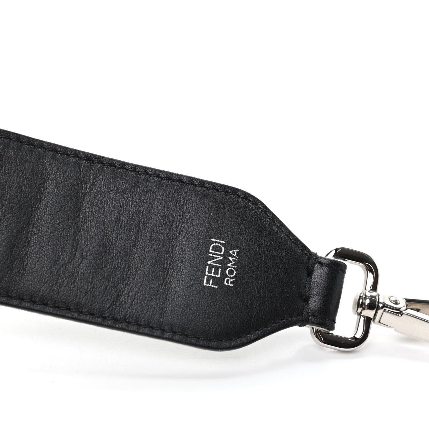 Velvet Tapestry Calfskin FF Reloaded Mini Strap You White Black