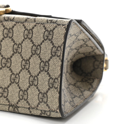 Balenciaga X GUCCI GG Supreme Monogram Small Hourglass Top Handle Bag Beige Ebony 9 of 9