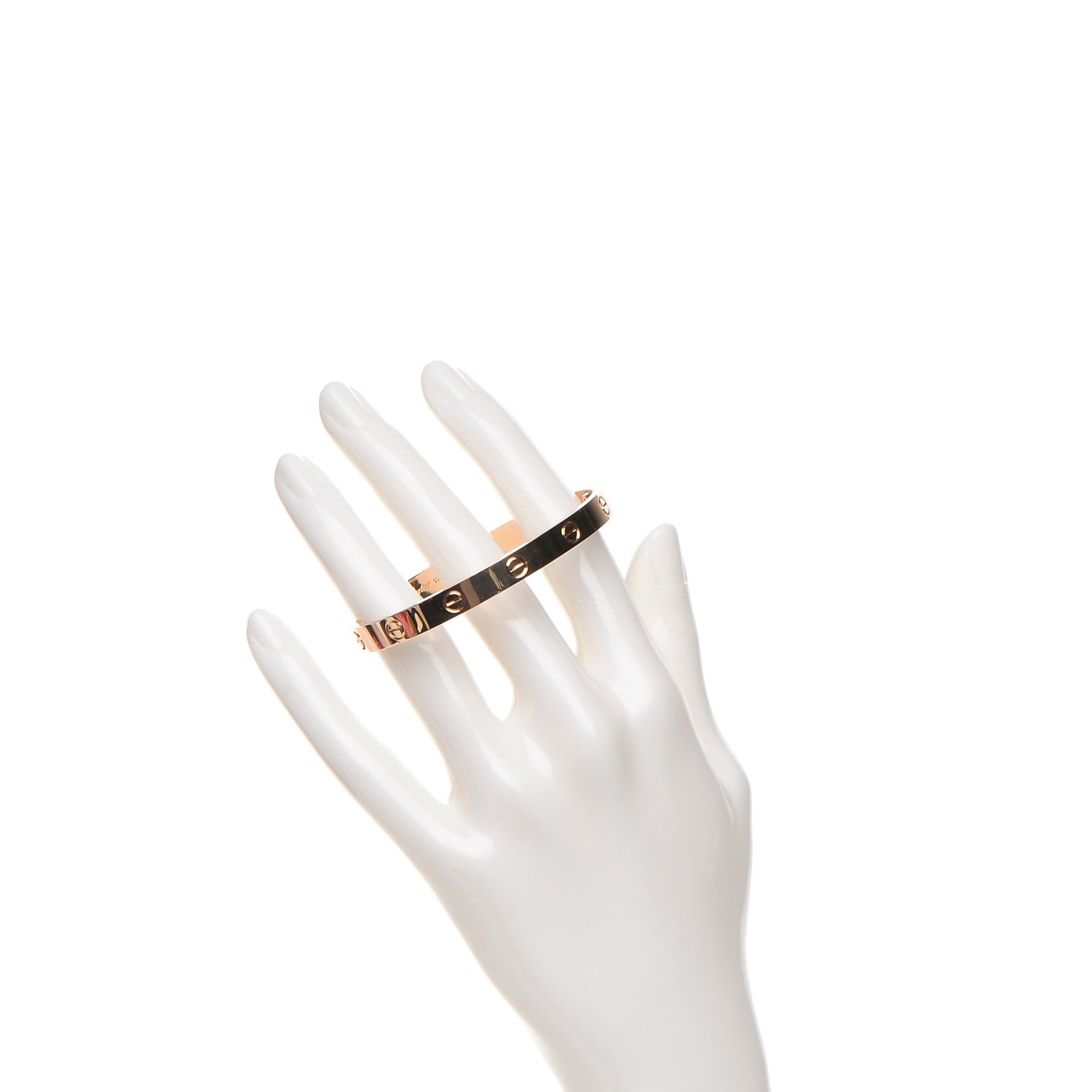 Cartier 18K Pink Gold LOVE Bracelet 17 2 of 8