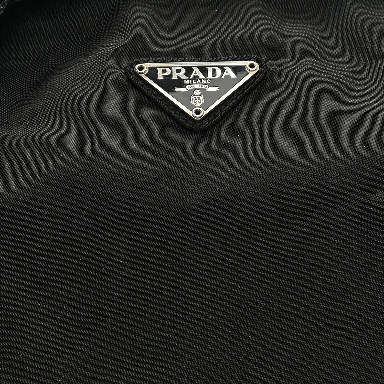 Prada Tessuto Nylon Saffiano Flat Messenger Bag Black 7 of 9