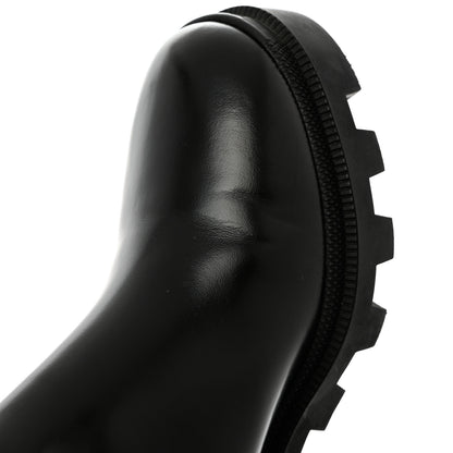 Gucci Calfskin Crystal GG Trip Chelsea Ankle Boots 39.5 Black 12 of 15