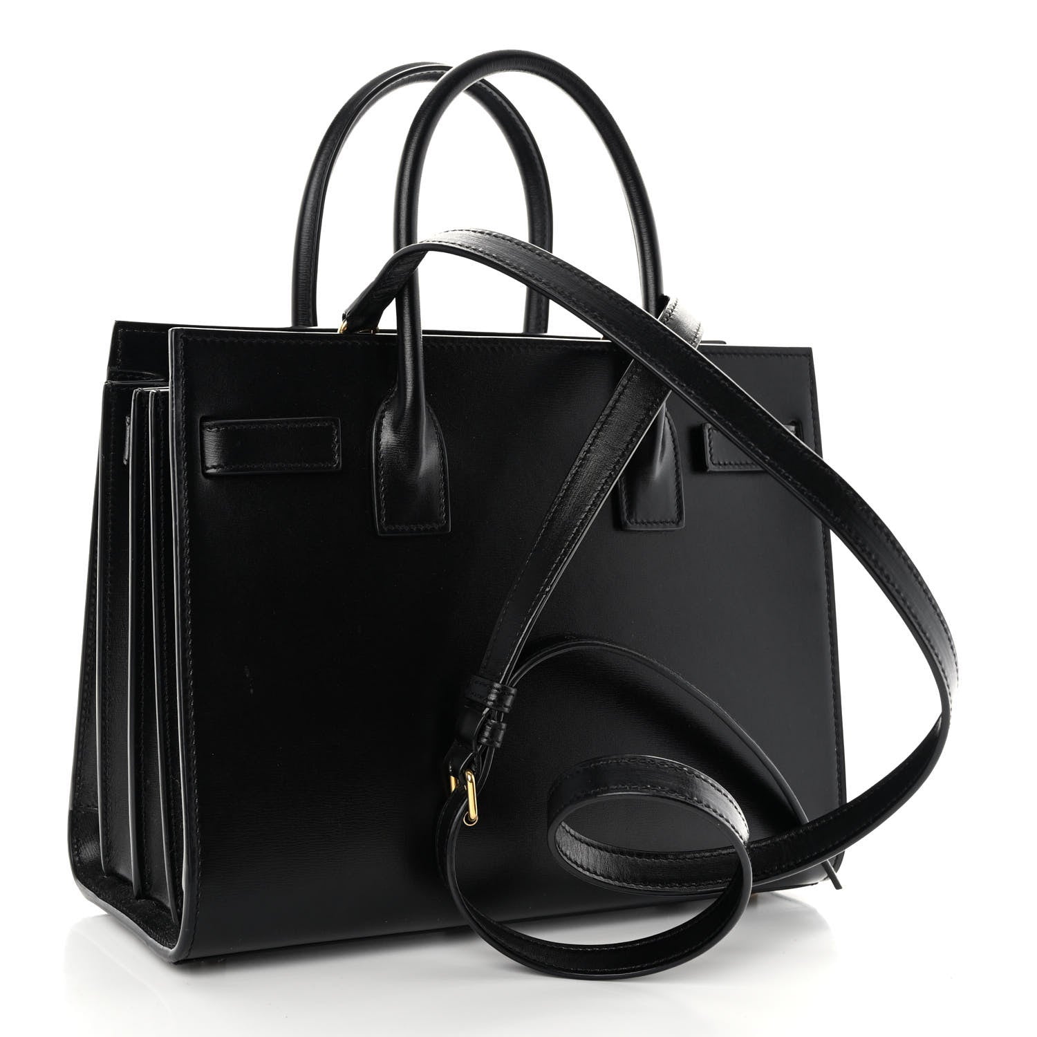 Saint Laurent Calfskin Baby Sac De Jour Black 3 of 9