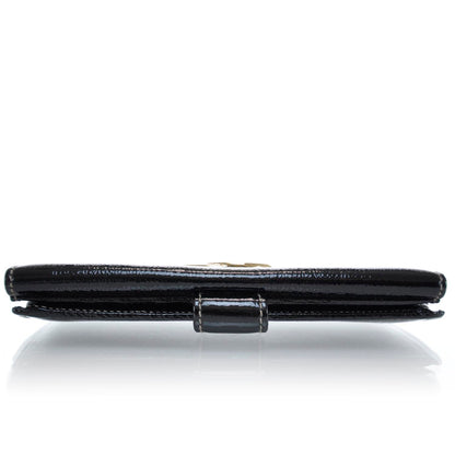 Gucci Patent Britt Continental Wallet Black 4 of 11