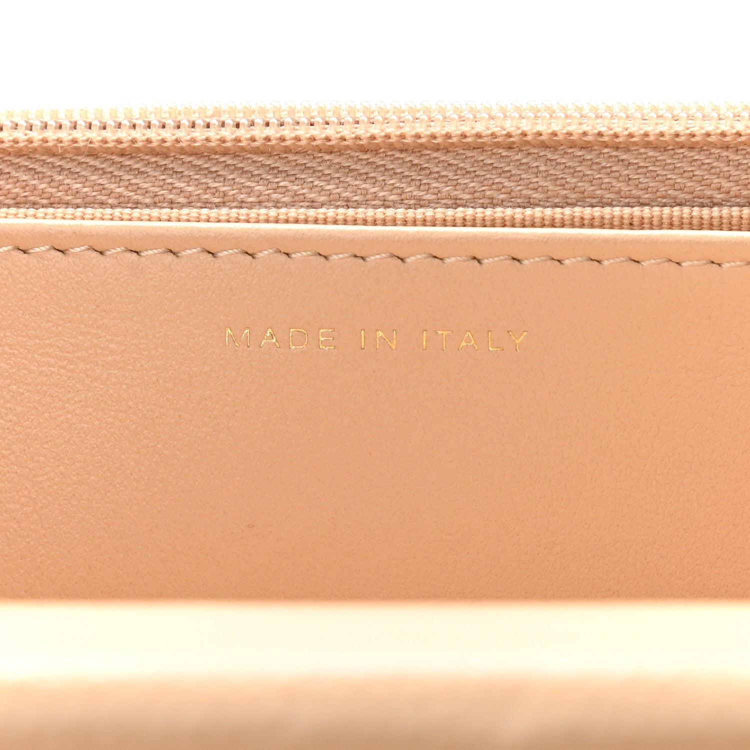 Chanel Caviar Quilted Wallet On Chain WOC Beige 7 of 10