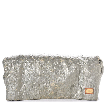 Louis Vuitton Jacquard Quilted Monogram Limelight Clutch GM Perle 1 of 9