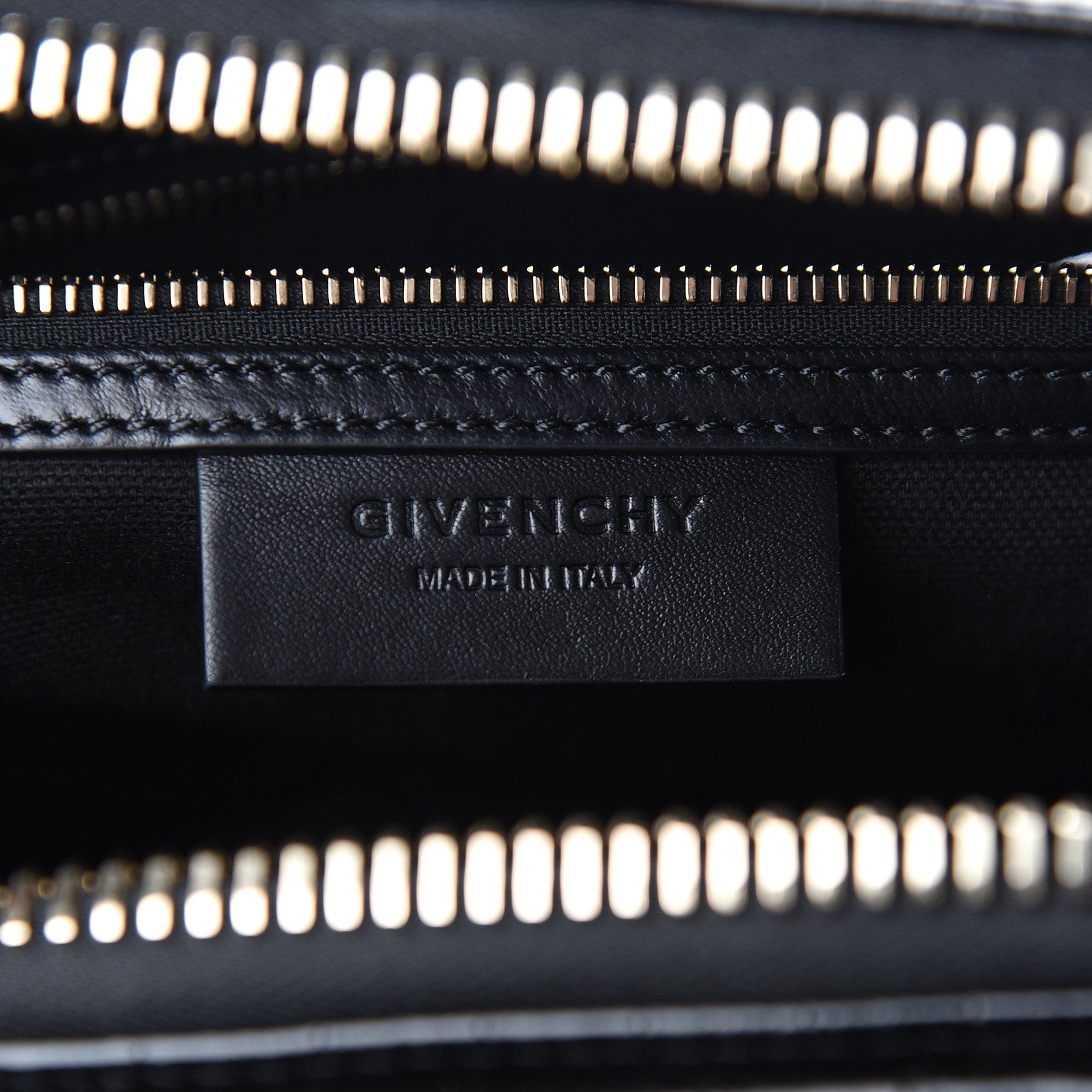 Givenchy Calfskin Crocodile Embossed Small Antigona Black 5 of 9