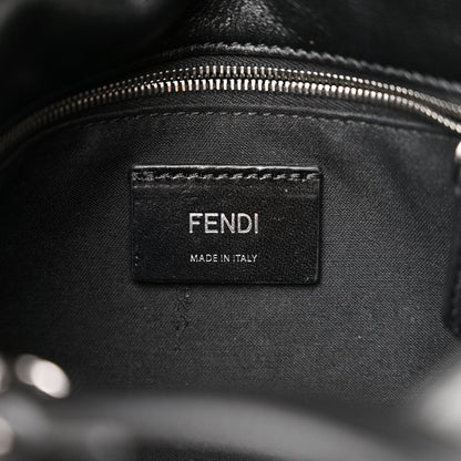 Fendi Nappa FF 1974 Embossed Mini Expandable Flap Bag Black 7 of 11