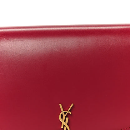 Saint Laurent Box Calfskin Mini Voltaire Shoulder Bag Burgundy 9 of 11