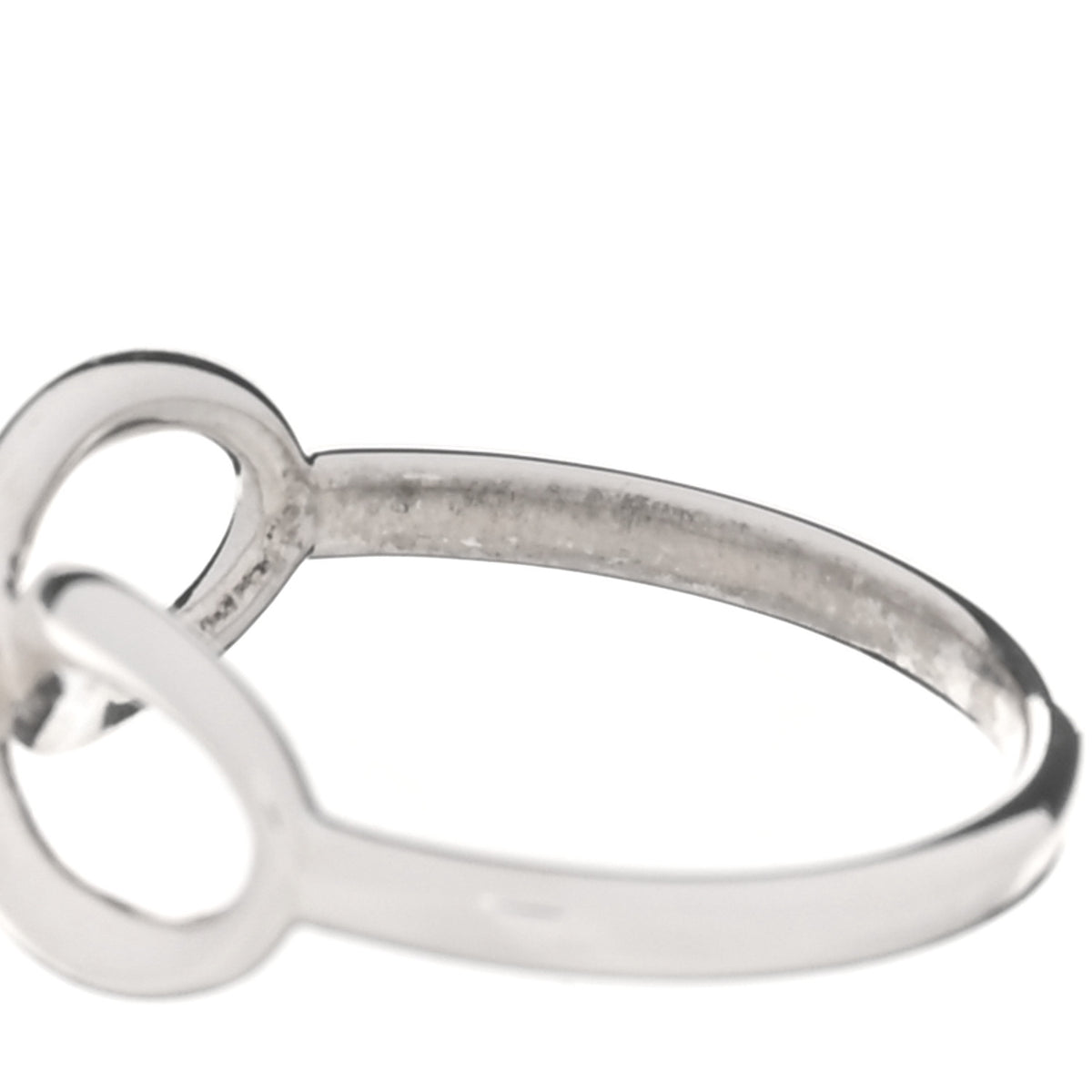 Tiffany Sterling Silver Infinity Ring 54 6.75 5 of 6