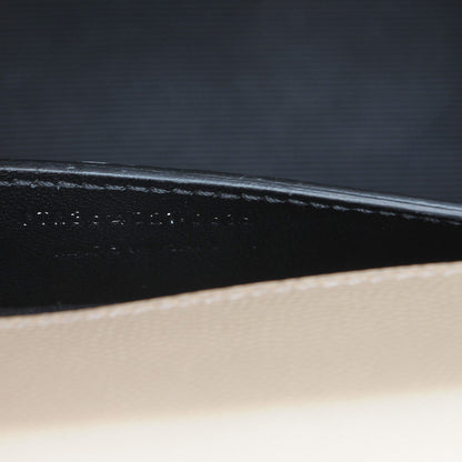 Saint Laurent Grain De Poudre Medium Monogram Kate Satchel Nude Powder 7 of 8