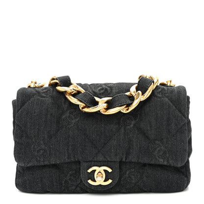Chanel Denim Quilted Medium CC Funky Town Flap Dark Blue 1 of 10