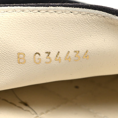 Chanel Lambskin Velvet Patent CC Espadrilles 39 Black 6 of 9
