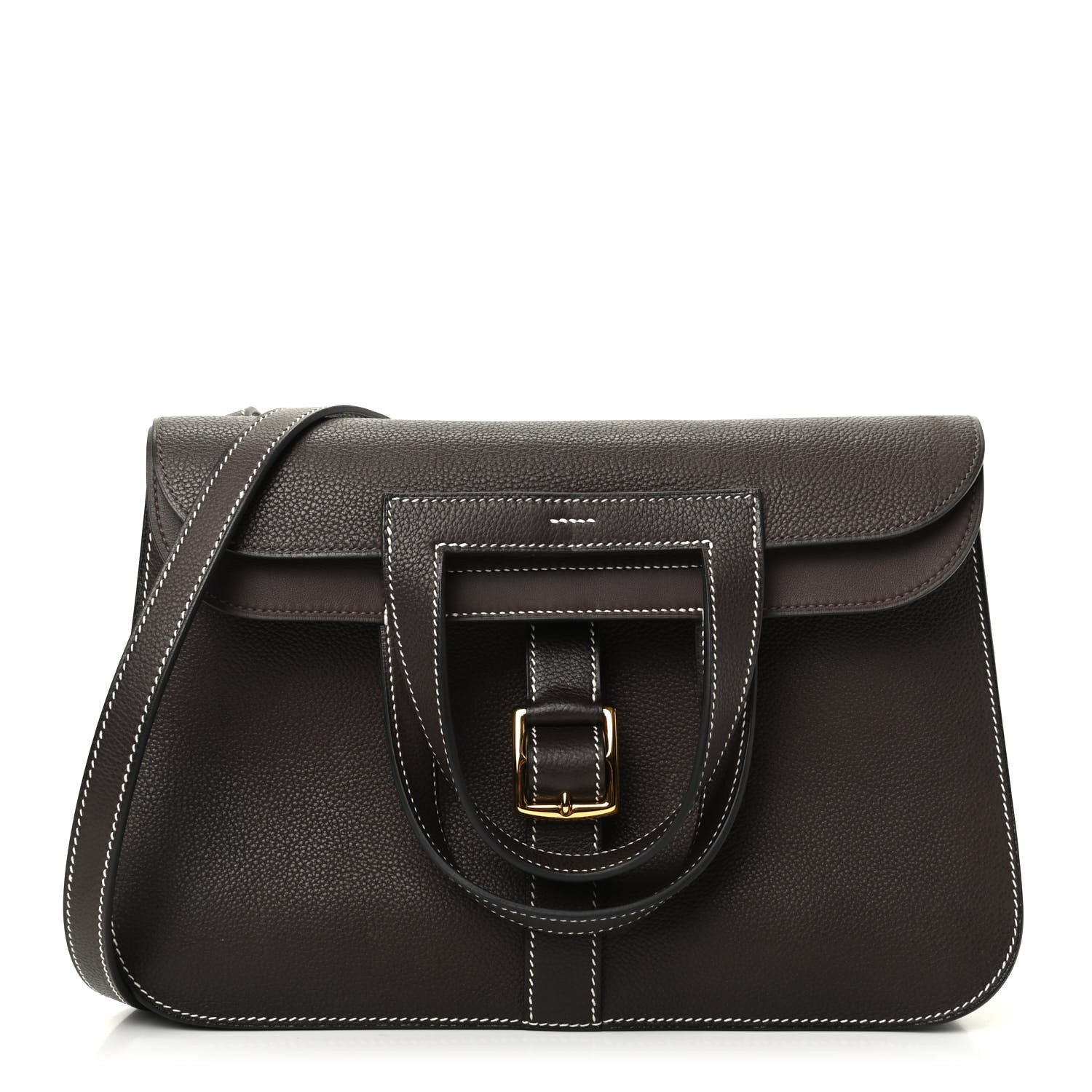 Hermes Barenia Faubourg Halzan 31 Ebene Cacao 1 of 10