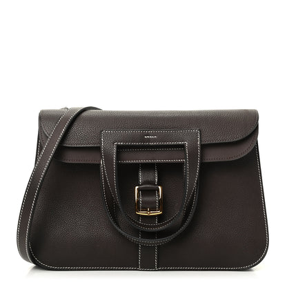 Hermes Barenia Faubourg Halzan 31 Ebene Cacao 1 of 10